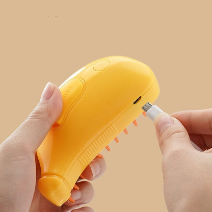3 in 1 Brush for Dogs and Cats – Steam, Massage and Hair Removal